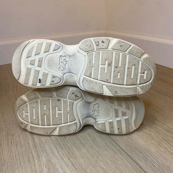 Coach C203 Knit Sock Sneaker Black Size 6 B - Picture 9 of 11